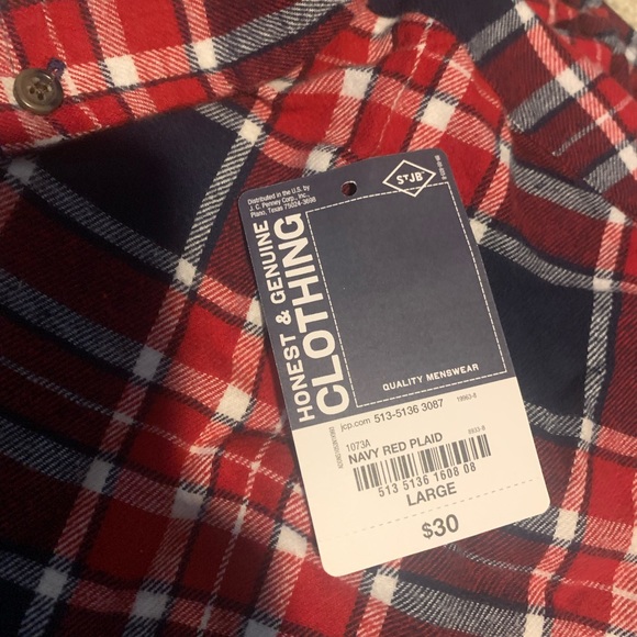 Men’s long sleeve button up flannel shirt bundle - Picture 7 of 9